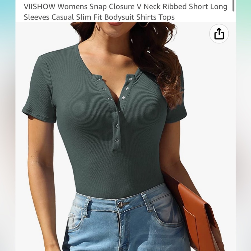 Visshow Store (from Amazon) Green bodysuit